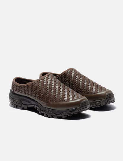 Leather Woven Slide