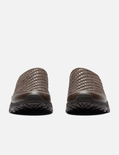 Leather Woven Slide