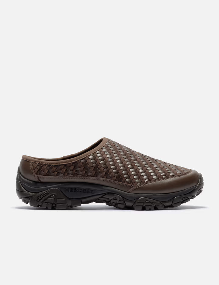 Leather Woven Slide