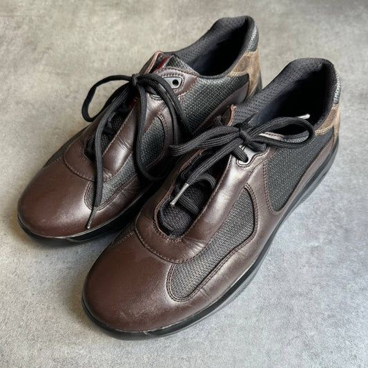America's Cup Brown Forest Leather Sneakers