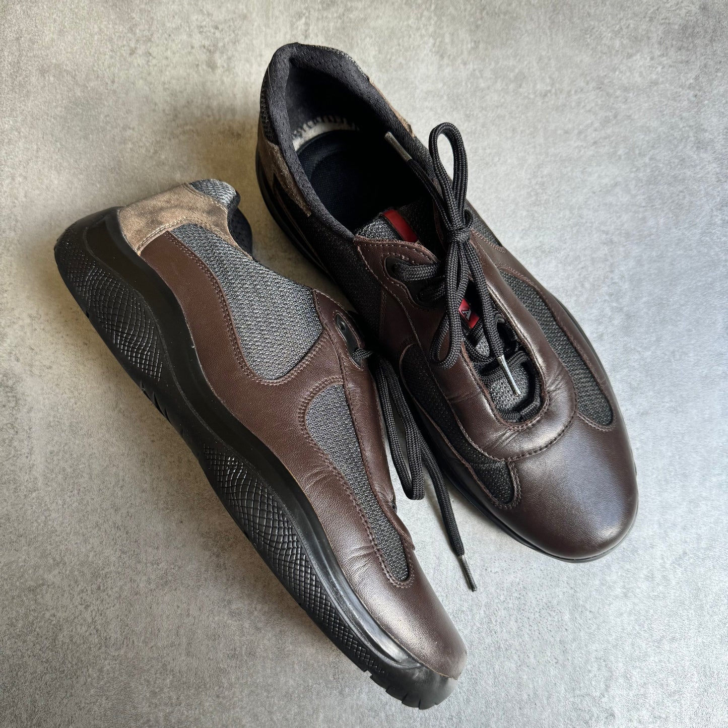 America's Cup Brown Forest Leather Sneakers