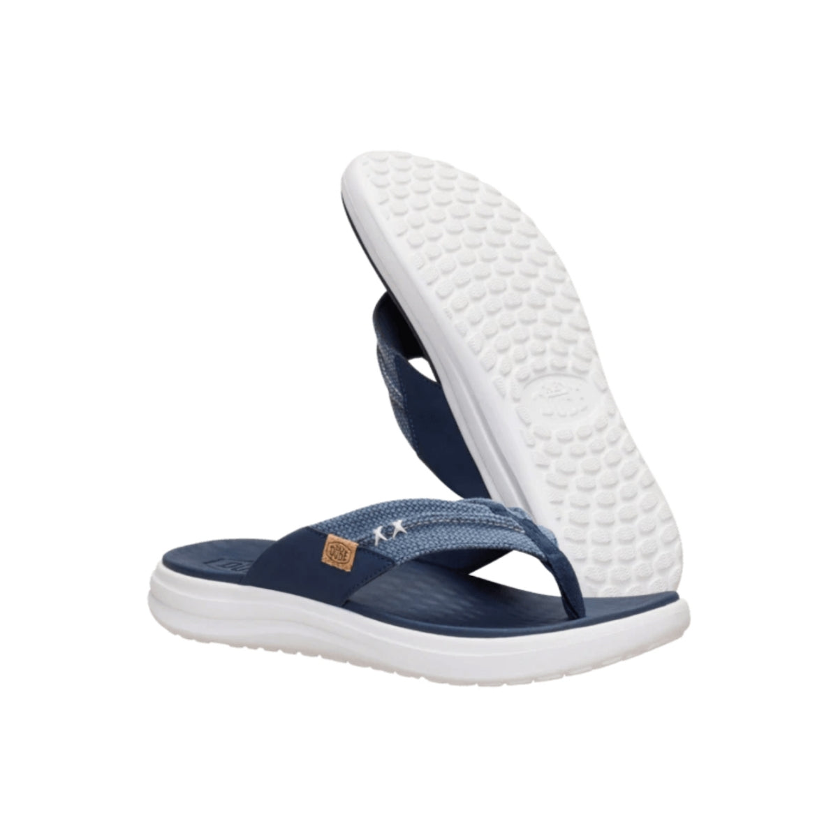 Men's Canvas Braided Flip Flops