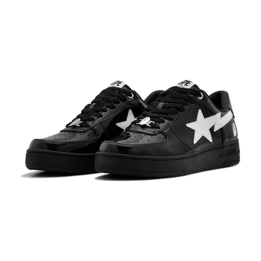 Men's Star Patent Leather Sneakers