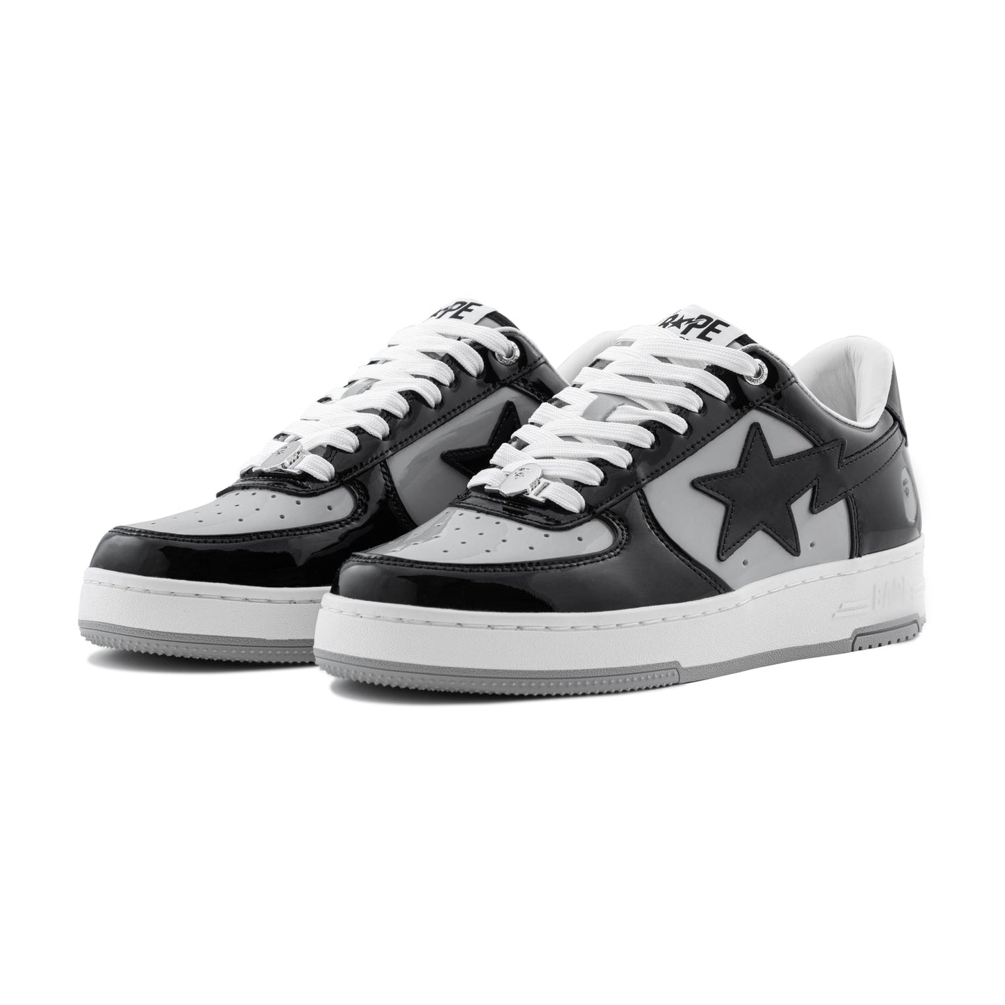 Men's Star Patent Leather Sneakers