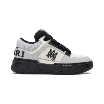 Low-top Mesh And Buffed Leather Sneakers