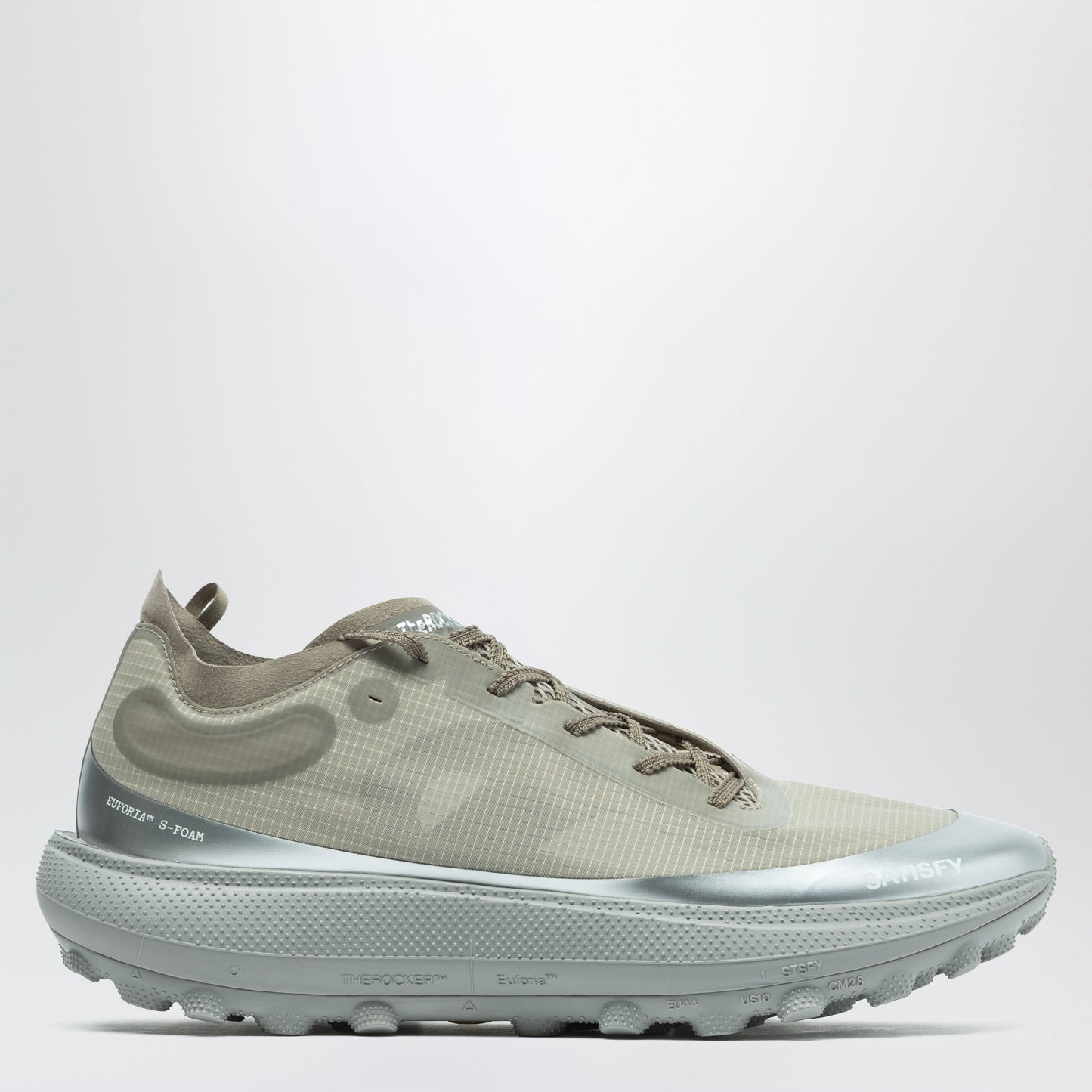 Asymmetric Lace Up Mesh Sneakers