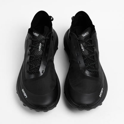 Asymmetric Lace Up Mesh Sneakers