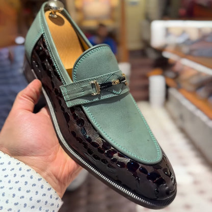 Men's Fashion Color Block Shoes