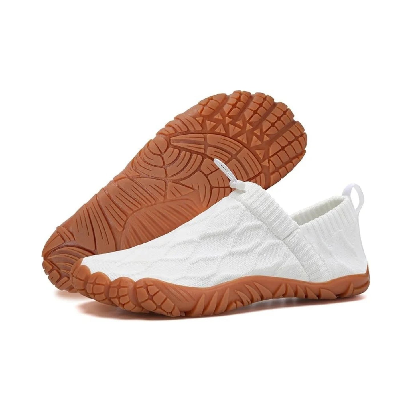 Unisex Slip On Barefoot Knitted Water Shoes Minimalist Comfortable Walking Shoes Beach Outdoor Running Sneakers