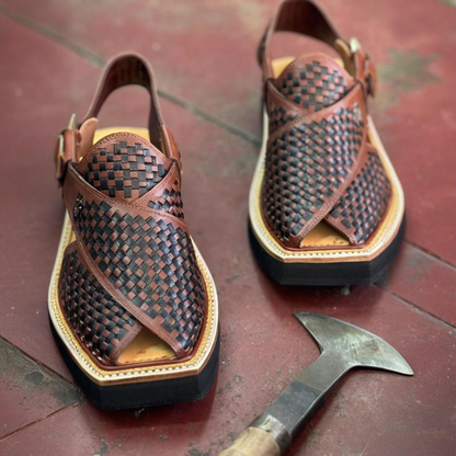 Men's Fashion Casual Square Toe Roman Sandals