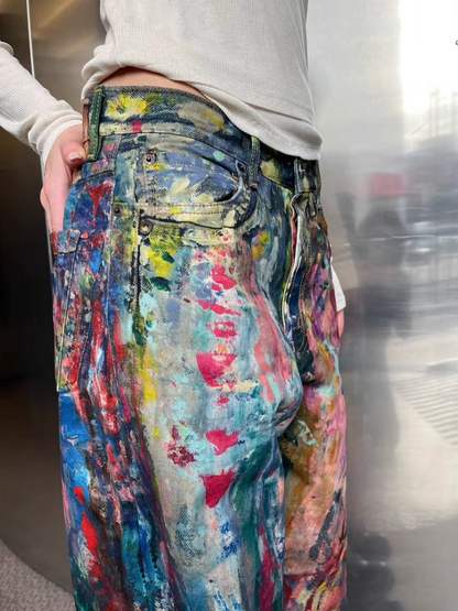 Fab Multi-color Casual Pants