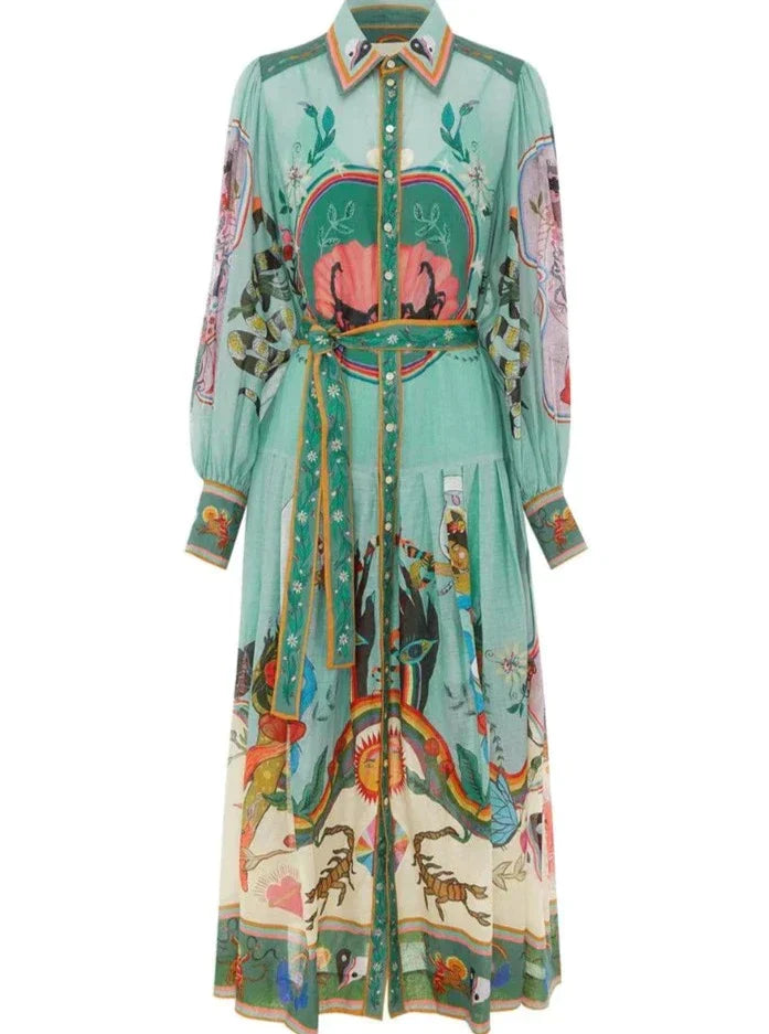 Evergreen Shirtdress