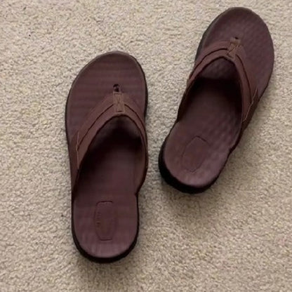 Casual Stylish Brown Beach Flip Flops