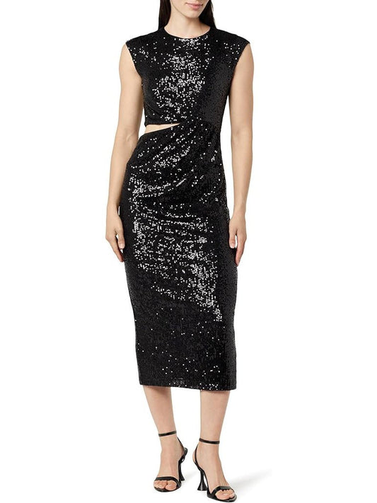 Drop Women's Padma Cutout Sequin Midi Dress